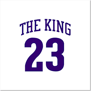 lebron james 23 the king Posters and Art